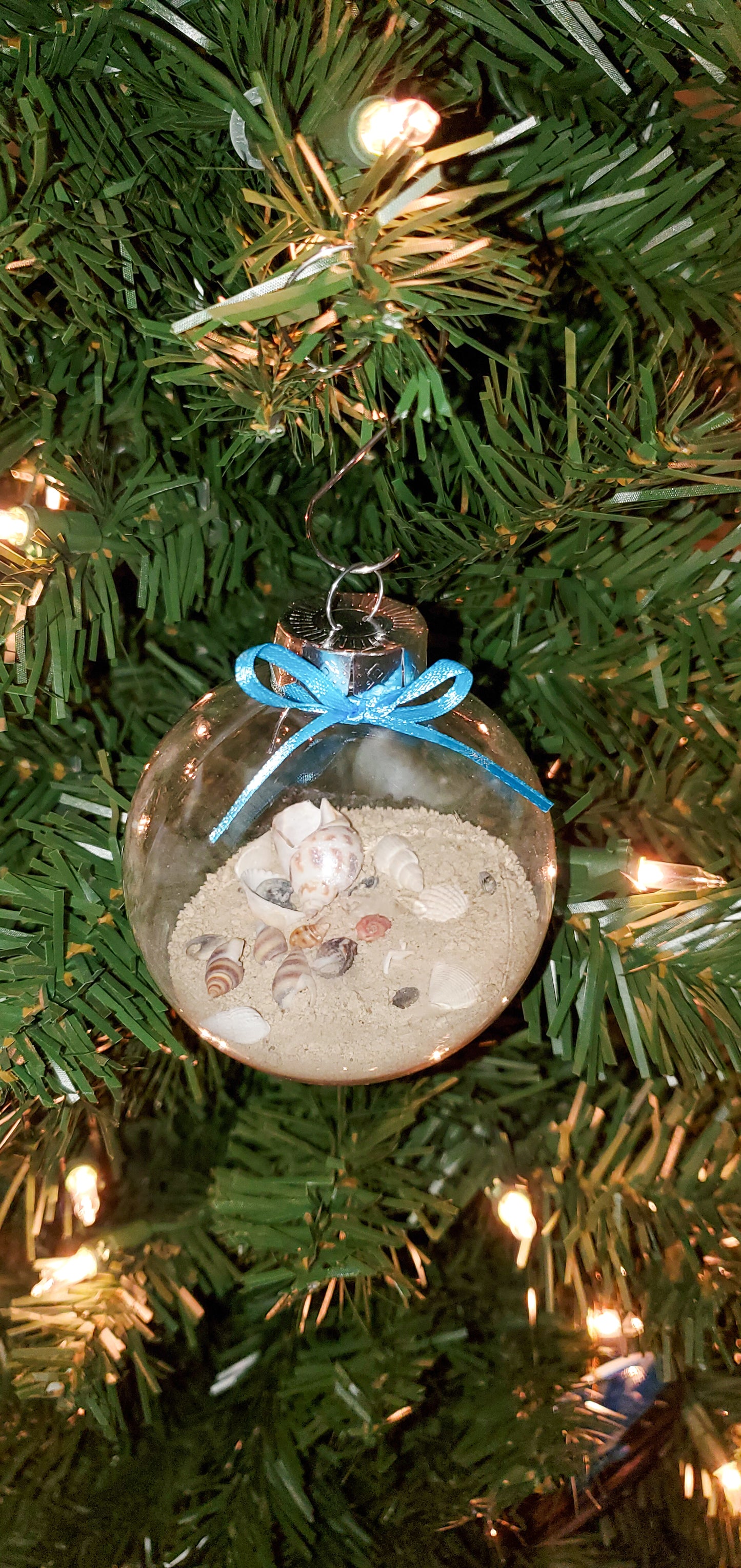 Beach Sand and Shell Ornament