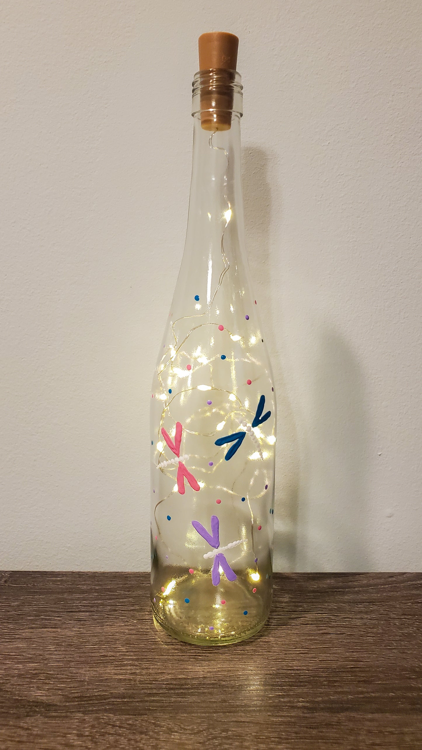 Firefly Lighted Wine Bottle